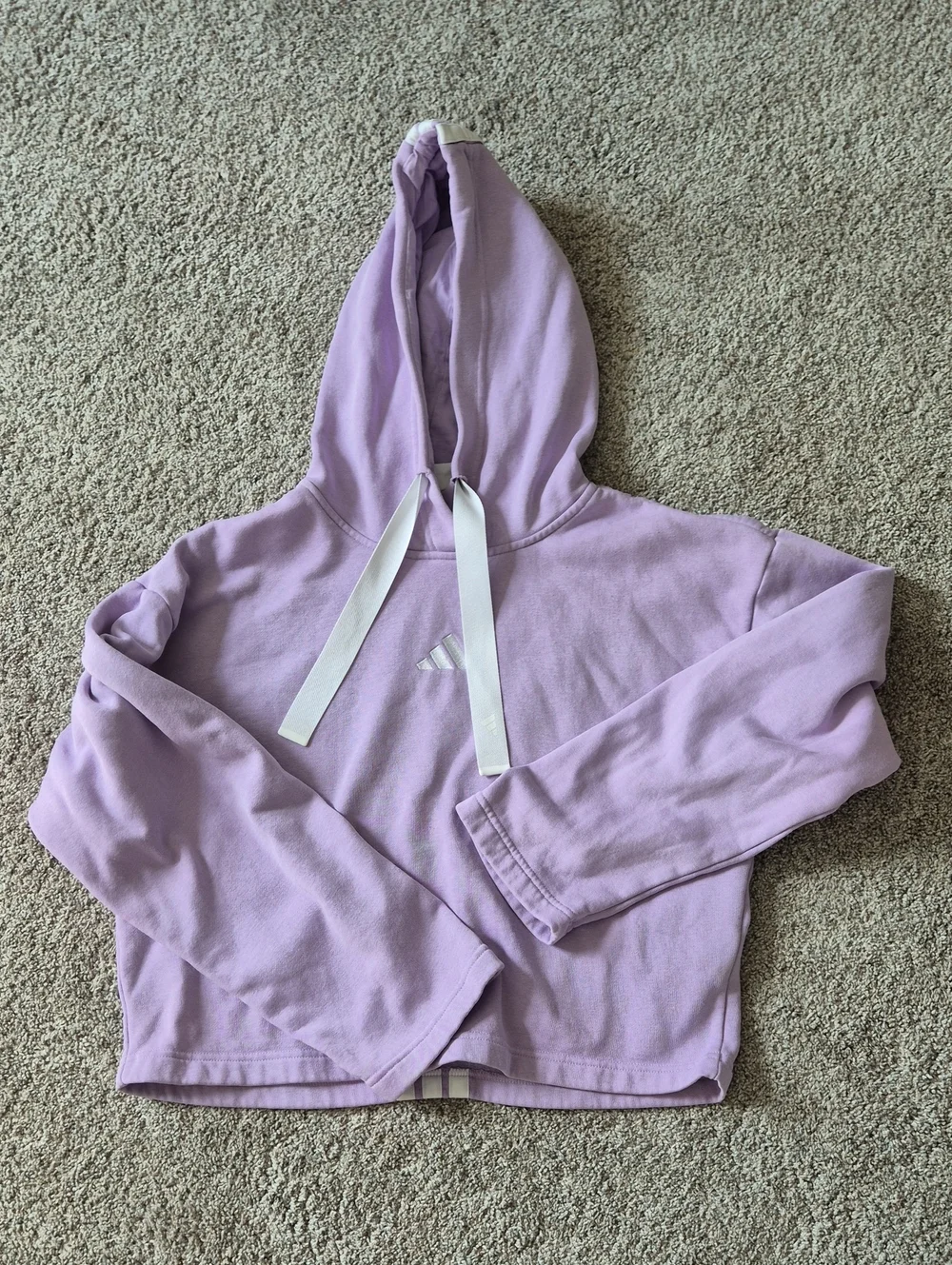 Adidas Lavender 3-purple Hoodie & Joggers Set